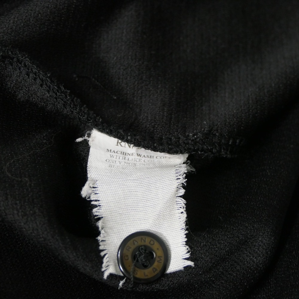 Grand Slam Mens Polo L Black Performance Golf Athleisure‎ Classic Minimalist - Picture 5 of 7